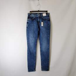 Express Women Dark Wash Mid-Rise Skinny Jeans NWT sz 0R