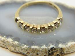 14K Yellow Gold 0.42 CTTW Round Diamond Multi Stone Ring 1.7g