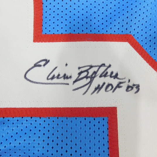 Elvin Bethea Houston Oilers Signed Custom Jersey