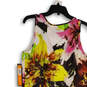 NWT Womens Multicolor Floral Sleeveless Scoop Neck Fit & Flare Dress Sz 10 image number 4