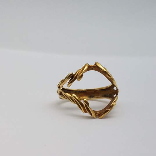 18k Gold Ring Enhancer Size 5.5 5.0g image number 2