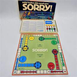 Vintage 1972 SORRY! Board Game Parker Brothers