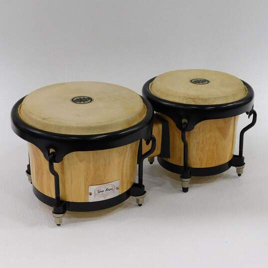 Gon Bops Brand Fiesta Series Wooden Mechanically-Tuned Bongo Drums image number 1