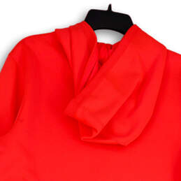 Womens Pink Long Sleeve Pockets Drawstring Full-Zip Hoodie Size XL alternative image