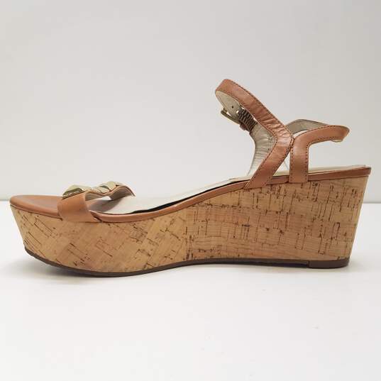 Michael Kors SZ Women's Wedge Heels Brown Size 9M image number 6