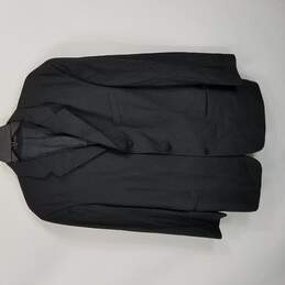 DKNY Men Black 3 Button Suit Jacket 42