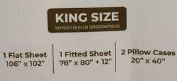 Sheet Value Sheet Set Grey King Size alternative image