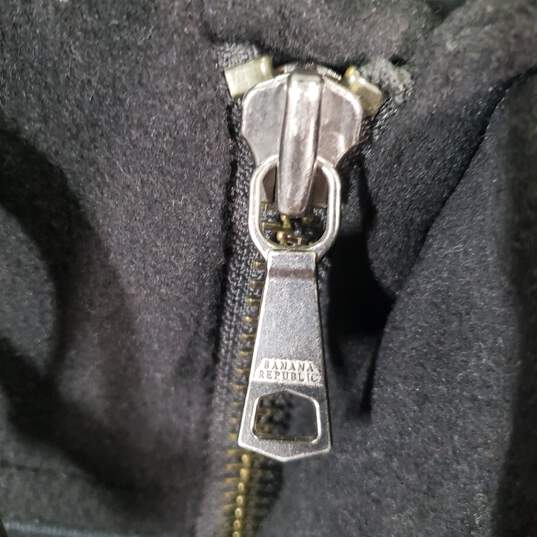 Mens Mid-Length Long Sleeve Full-Zip Hooded Duffel Coat Size Medium image number 3