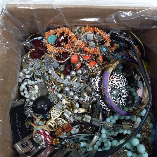 8lb Bulk of Mixed Variety Costume Jewelry image number 1