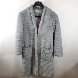 Helene Berman Women Grey Coat Sz 10