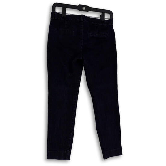 Womens Blue Denim Sloan Fit Dark Wash Pockets Skinny Leg Jeans Size 2 image number 2