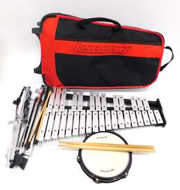 Ludwig Brand 32-Key Model Metal Glockenspiel Kit w/ Rolling Case and Accessories