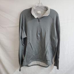 Patagonia Half Zip Gray Pullover Lightweight Sweater Men's Size M