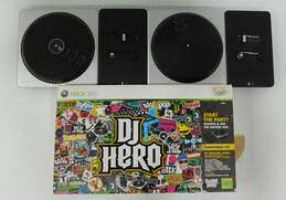 2 DJ Hero Turntable Controllers Microsoft Xbox 360 No Games