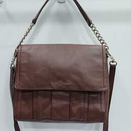 Cole Haan Ainsley Jenna Soft Brown Leather Shoulder Bag Tote