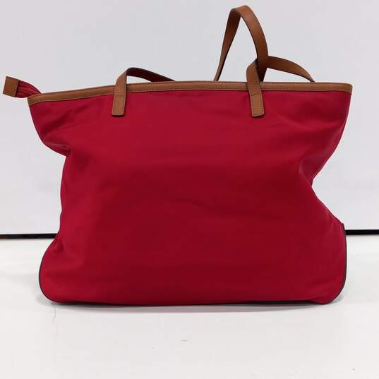 Michael Kors Red Nylon Tote Bag image number 4