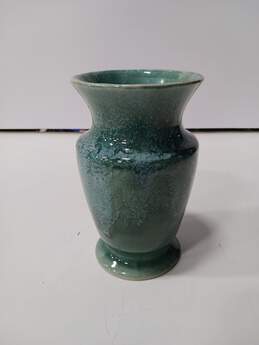 Brush 708 McCoy Pottery Green Glazed Vase-7 1/4