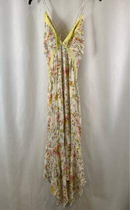 Free People Womens Multicolor Floral Sleeveless V-Neck Maxi Dress Size XS