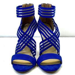 Jessica Simpson Jivero Blue Strappy Heels Size 8.5 alternative image