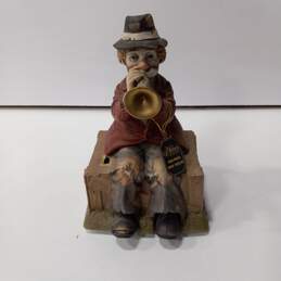 Waco Melody in Motion Willie The Trumpeter Hobo Clown Music Box