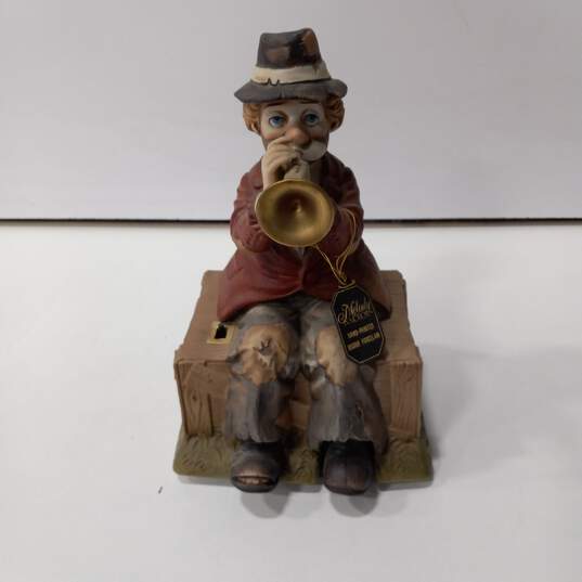 Waco Melody in Motion Willie The Trumpeter Hobo Clown Music Box image number 1