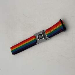 Buckle-Down Skate Goods Multicolor Rainbow Car General Safety Seat Belt