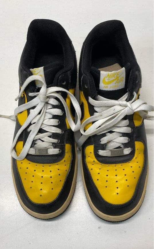 Nike Air Force 1 '07 Varsity Maize Black Yellow Casual Sneakers Men's Size 9 image number 5