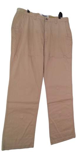 NWT Mountain Khakis Mens Brown Flat Front Straight Leg Chino Pants Size 40X36