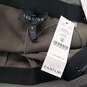 White House Black Market Women's The Legging Smoked Pearl Gray Ultra Suede Size 8R - NWT image number 4