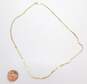 14K Yellow Gold Herringbone Chain Necklace 4.7g image number 5