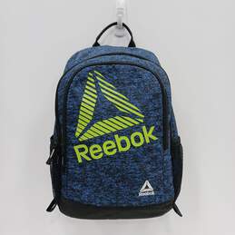 Reebok Blue/Black Logo Padded Laptop Backpack