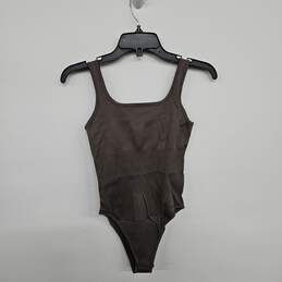 Brown Sleeveless Bodysuit alternative image