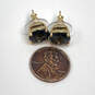 Designer Kate Spade Gold-Tone Black Rise And Shine Stud Earrings w/ Dustbag image number 2