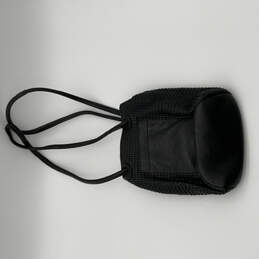 Womens Black Leather Inner & Outer Pocket Double Handle Strap Shoulder Bag alternative image