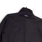 Mens Gray Long Sleeve 1/4 Zip Mock Neck Activewear Pullover T-Shirt Size M image number 4