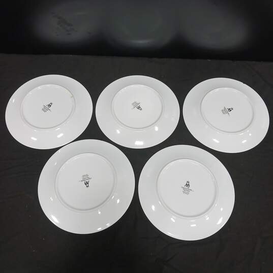 5pc Crown Ming Queens Lace Dinner Plate Set image number 3