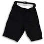 NWT Mens Black Flat Front Regular Fit Pockets Comfort Cargo Shorts Sz 30 image number 2