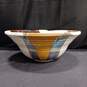 Large 16" Multicolor Pottery Decorative Bowl image number 5