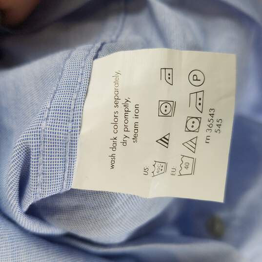 Reaction Kenneth Cole Button Up L Blue image number 5