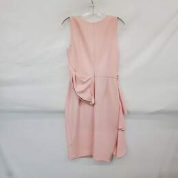 Badgley Mischka Blush Lined Sleeveless Midi Shift Dress WM Size 4 NWT alternative image