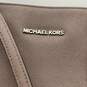 Michael Kors Womens Brown Leather Outer Pocket Jet Set East West Tote Purse image number 6