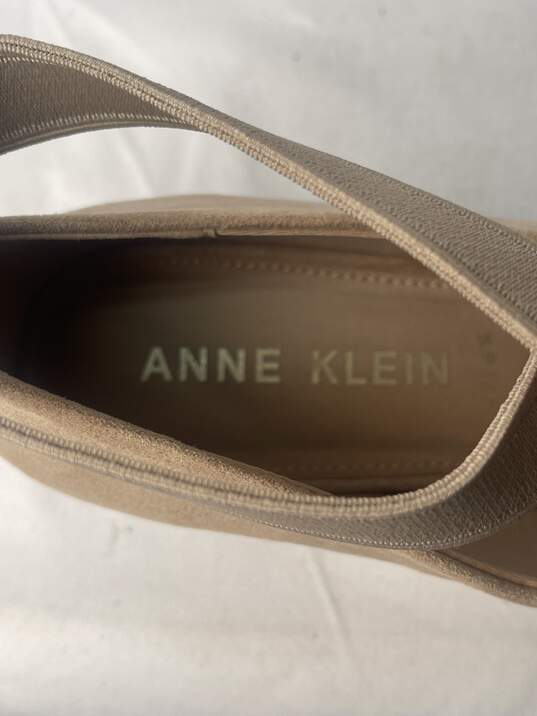 Anne Klein Women Beige Suede Strap Flat Shoe Size 8.5 M IOB image number 6