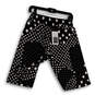NWT Womens Black White Polka Dots Elastic Waist Pull-On Biker Shorts Size S image number 1