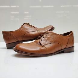 WOMENS FRYE 'ANNA' BROWN LEATHER OXFORD SHOES SZ 8.5