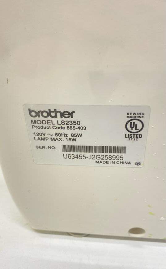 Brother LS2350 Sewing Machine image number 6