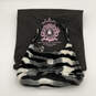 Womens Black Gray Animal Print Inner Pocket Adjsutable Strap Shoulder Bag image number 1