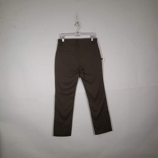 Mens Comfort Modern Fit Fit Flat Front Straight Leg Chino Pants Size 38 image number 2
