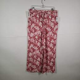 NWT Womens Tie Dye Drawstring Waist Straight Leg Pajama Pants Size Large