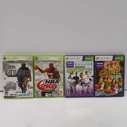 Bundle of 4 Assorted Xbox 360 Video Games