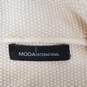Moda International WM's Ivory Cardigan Open Snap Button Sweater L image number 3